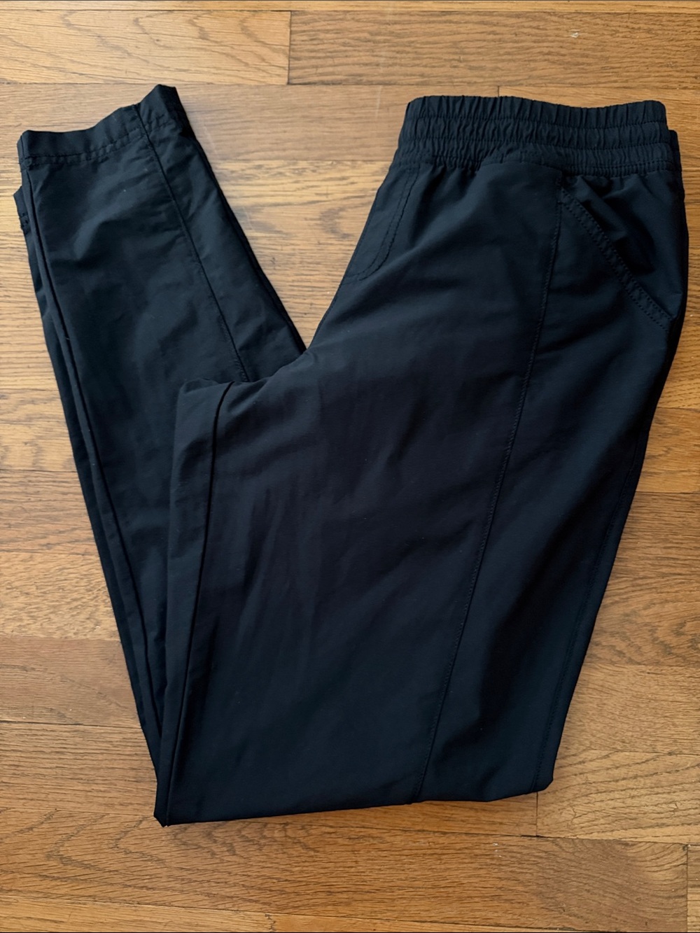 👟 The North Face black nylon running/hiking/track pants. Size 8.